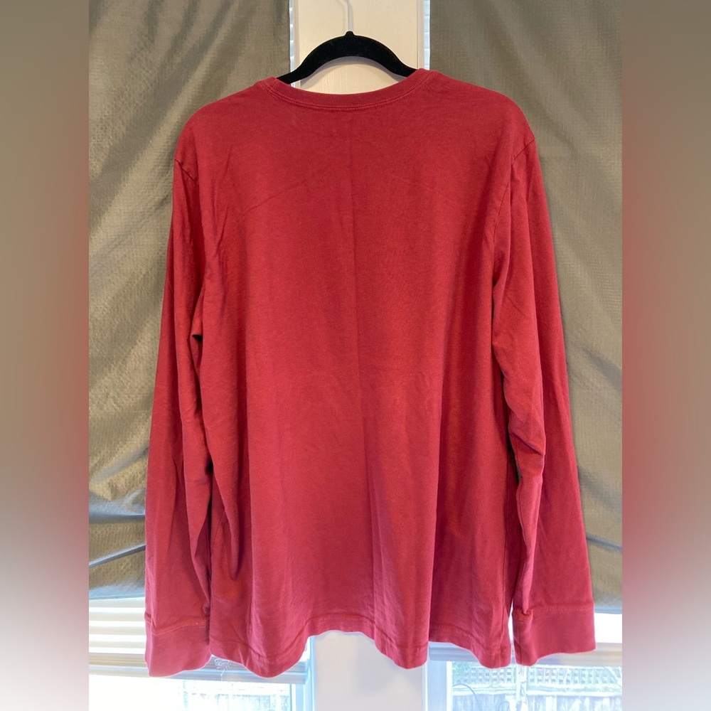 Life Is Good Mens Crusher Burgundy Red Long Sleeve Cotton Shirt, Size Large - Picture 9 of 9